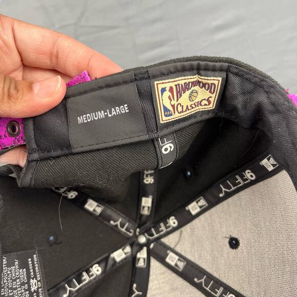 Chicago Bulls Hat Snakeskin Style New Era 9Fifty Strapback Hardwood Classics NBA - Picture 8 of 14